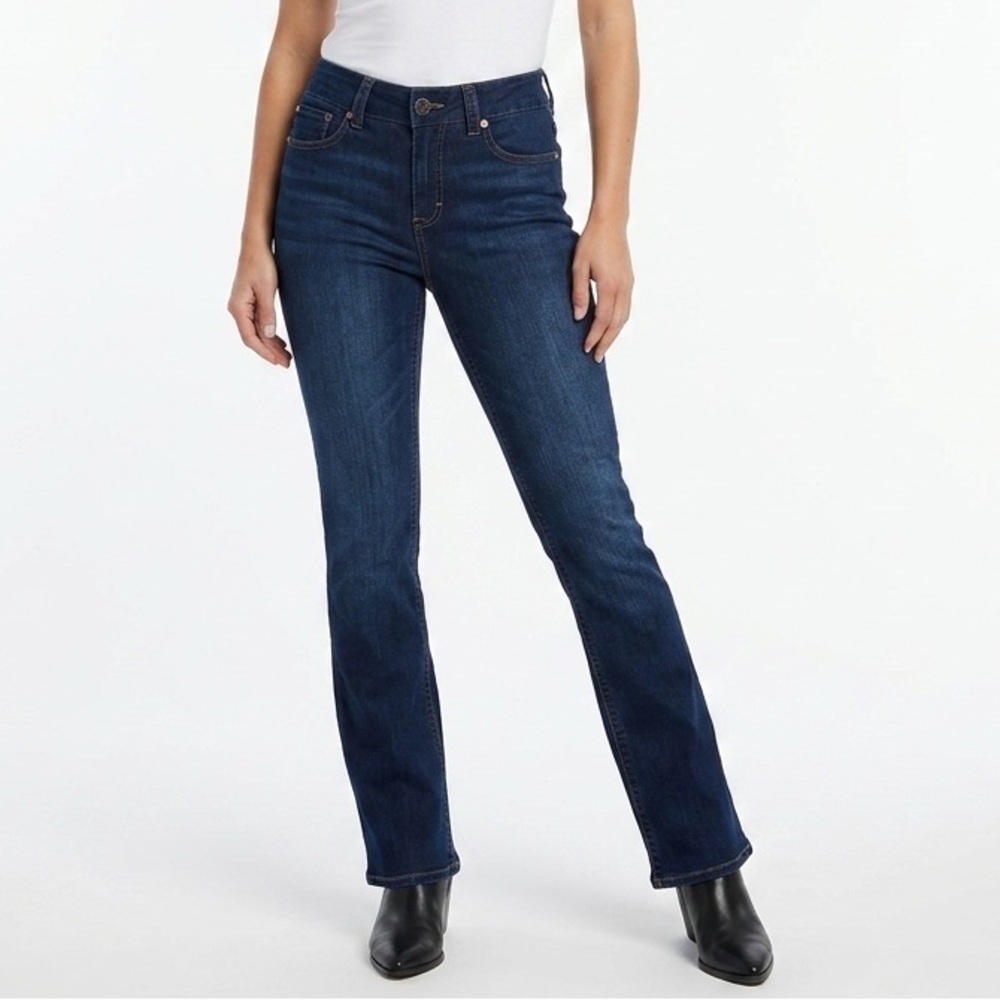 SEVEN7 Tummyless Slim Bootcut Jean Challenger Dark Wash Shapewear Denim Classic